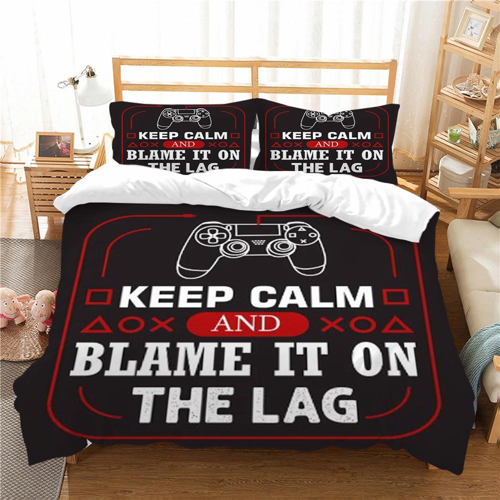 3D Gamepad Printing Home Textiles Bedding Suit Microfiber Quilt Cover Cool Comforter Duvet Covers
