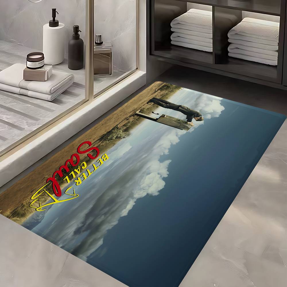 Classic Better Call Saul Floor Mat Anti-slip Absorb Water Long Strip Cushion Bedroon Mat Alfombra