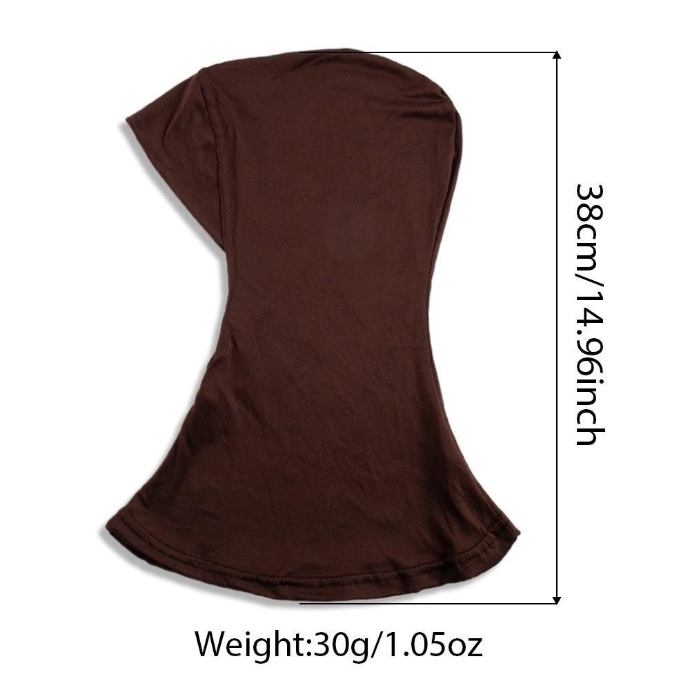Modal Cotton Hijab Cap High Elasticity Muslim Bonnet Turban Style Headcover Muslim Women