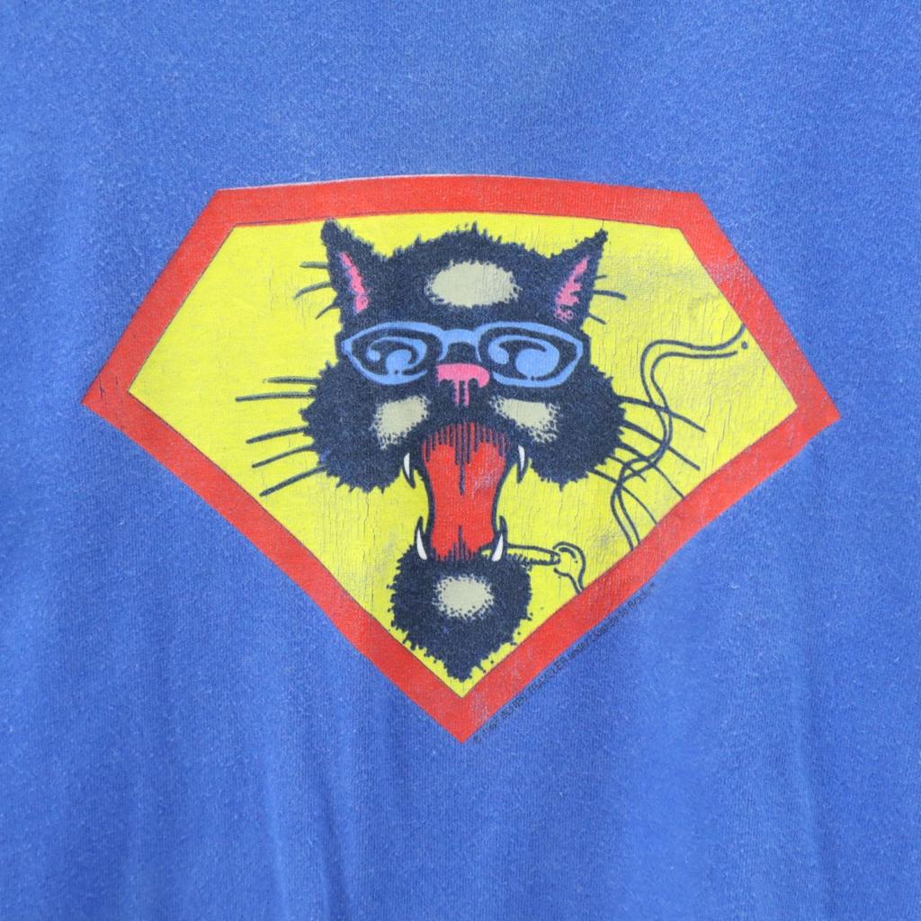 FRUIT OF THE LOOM 80-е 90-е Сделано в США Старая футболка с коротким рукавом L синяя Мужская Б/У