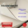 High-Density Wool Felt Oil-Absorbing Brake Strip - Polishing, Wear-Resistant, Soundproof, and High-Temperature Resistant.