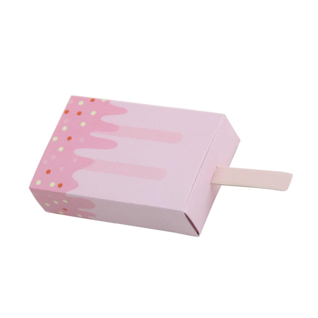 Подарочная коробка на день рождения Контейнер для попкорна Контейнер для конфет в форме мороженого