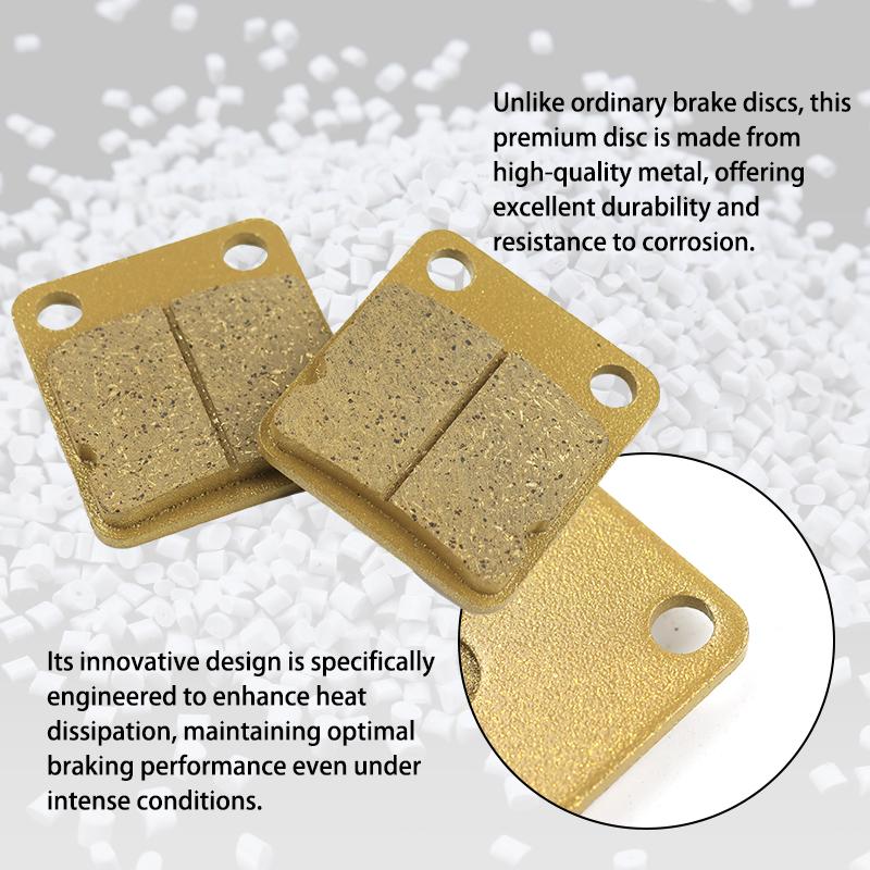 LINGQI 2 Pieces Front Rear Disks Brake Pads Universal Parts for Pit Dirt Bike ATV Quad Motorcycle Scooter 50cc 125cc 150cc
