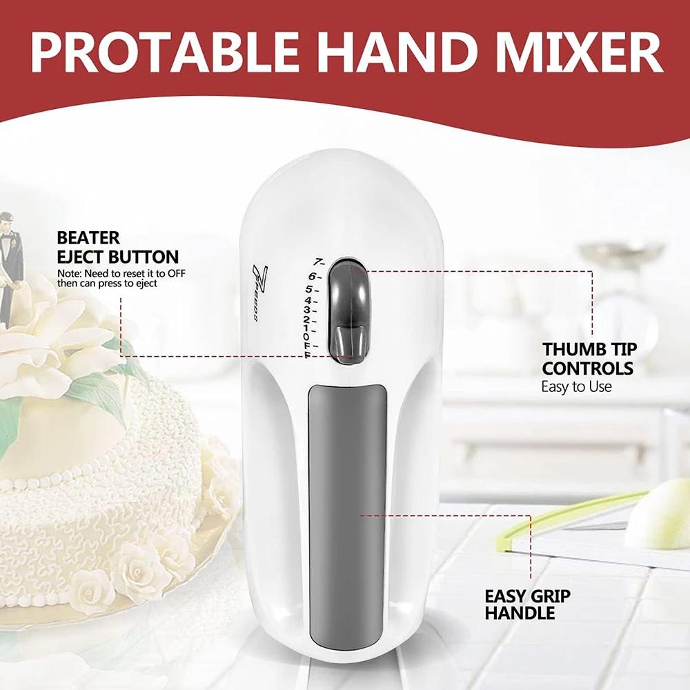 Handheld Electric Egg Beater Mixers Kitchen Electric Food Blender Egg Whisk Cream Cake Dough Kneader Milk Frother Food Processor