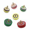 Nostalgic Tops Introductory Educational Wooden Set of 2 of 3 3 Flat [Old Hand-cranking Set] Tops, Hand-spinning Tops, Hand-spinning Tops, Toys, Toys,