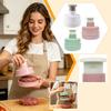 Многофункциональная кухонная пресс-форма для бургеров, формовка мясных котлет, пластиковая круглая форма для котлет, пресс для котлет для гамбургеров для домашнего приготовления