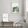 Зеленое растение, лист, цветы, плакат с принтом, акварель Монстера, настенная живопись на холсте, цитаты, настенные панно для декора гостиной