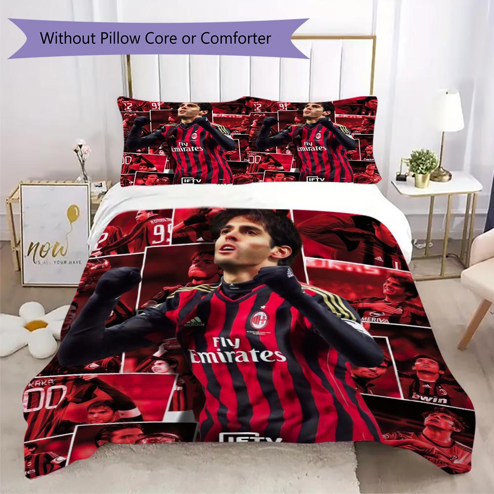 Former Associazione Calcio Milan Ricardo Izecson dos Santos Leite Home Decoration Soft Bedding Down Pillowcase Duvet Cover (without core) L2