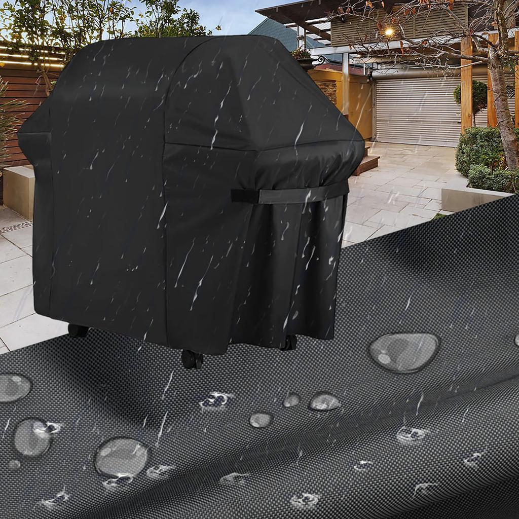 Outdoor Waterproof UV proof Barbecue Grill Cover Garden Stove Rainproof Protector(152x76x122cm)
