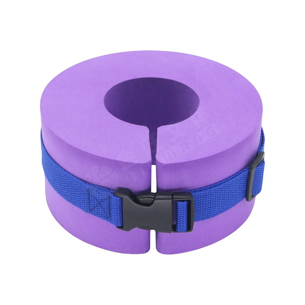 Portable Thick Foam Swim Arm Float Ring Adjustable Strap Swimming Floatation Device for Training Water Safety and Buoyancy Support