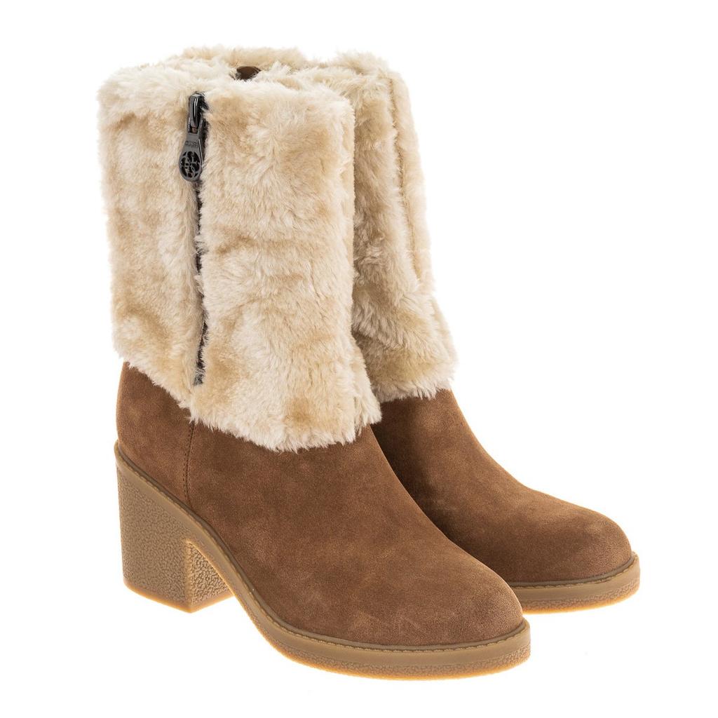 FLRIL4SUE10 Женские сапоги на каблуке с круглым носком