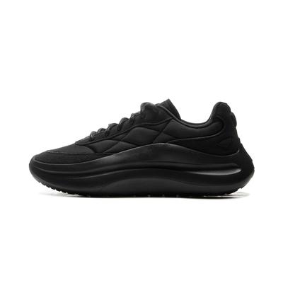Li Ning Cloud Wave Кружево Амортизация Нескользящие Износостойкие Легкие Низкие Повседневные Туфли Мужские Черные AGLU299-2