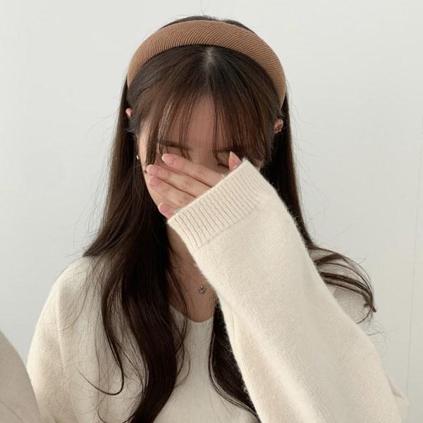 Синий Город Мягкий Золотой Вязаный Вельветовый Ободок Для Волос Повязка На Голову