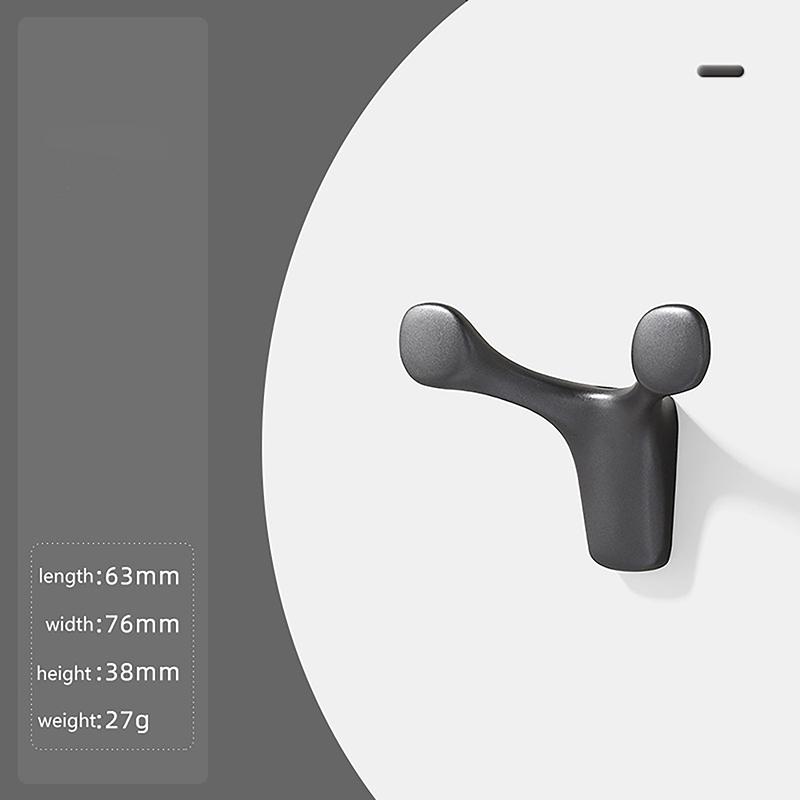 Современный скандинавский светлый роскошный алюминиевый сплав новый подвесной крючок для ванной комнаты, гардеробная дверь, настенный крючок для одежды и гардероба