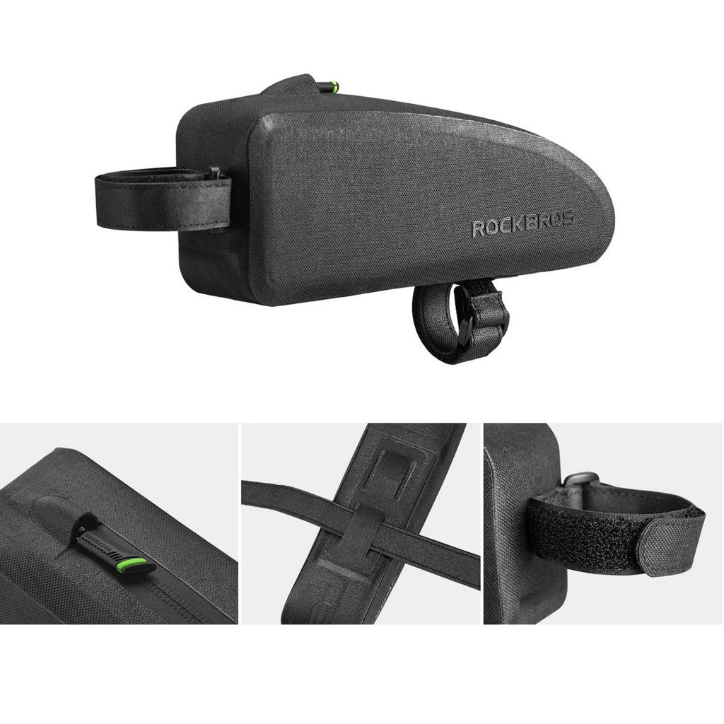 Rockbros As-019 Bicycle Frame Bag Waterproof 1.5 L - Black