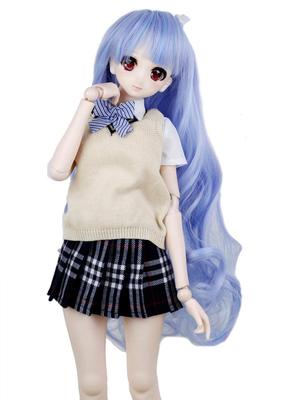 Linfairy Размер Куклы Фигурка BJD Волнистый Парик 1/3 Парик, Парик, (синий)