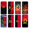 Черный чехол из ТПУ для Samsung Galaxy A50 50S A30S A10 A01 A11 A21S A31 A41 A51 A71 M21 M30S S10 LITE Чехол с флагом Анголы
