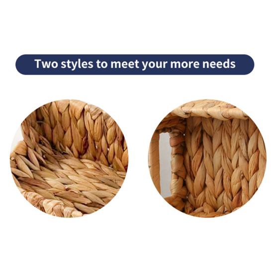 1/2Pcs Storage Basket with Handle Sturdy Structure Large Capacity Strong