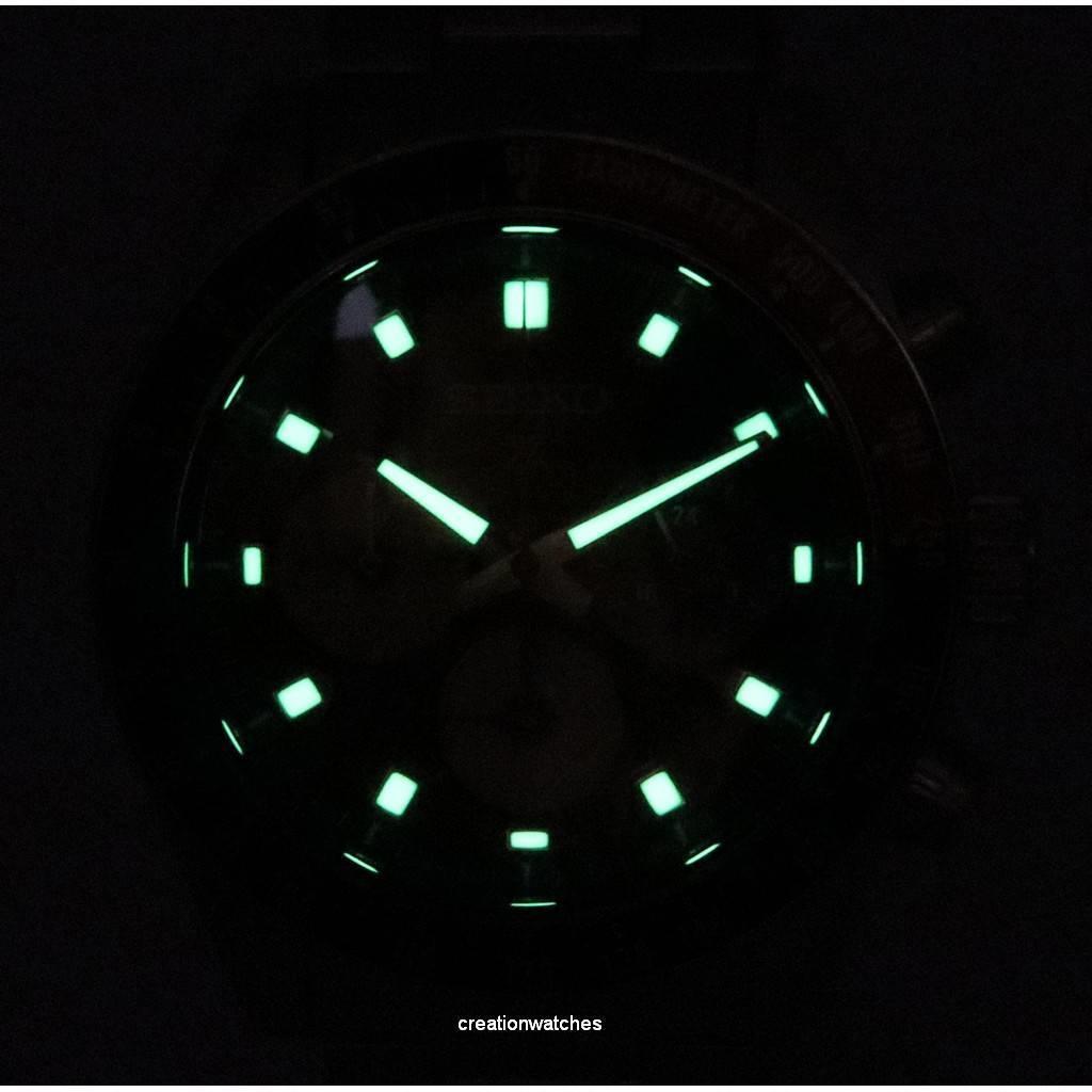 Seiko Prospex Speedtimer Go Large Solar Chronograph Black Dial SSC915 SSC915P1 SSC915P 100M Мужские часы