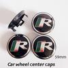 4PC X 59mm Letter R Car Wheel Center Hub Caps For X-Type S-Type F-Type XJ XF XE XK Car Styling Accessories