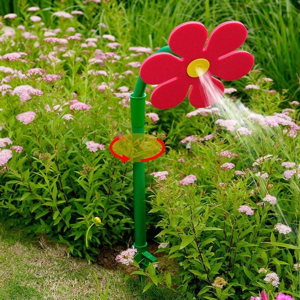 Colorful Dancing Flower Sprinkler Fast Irrigation Rotating Sprinkler Garden Sprinkler Yard Garden
