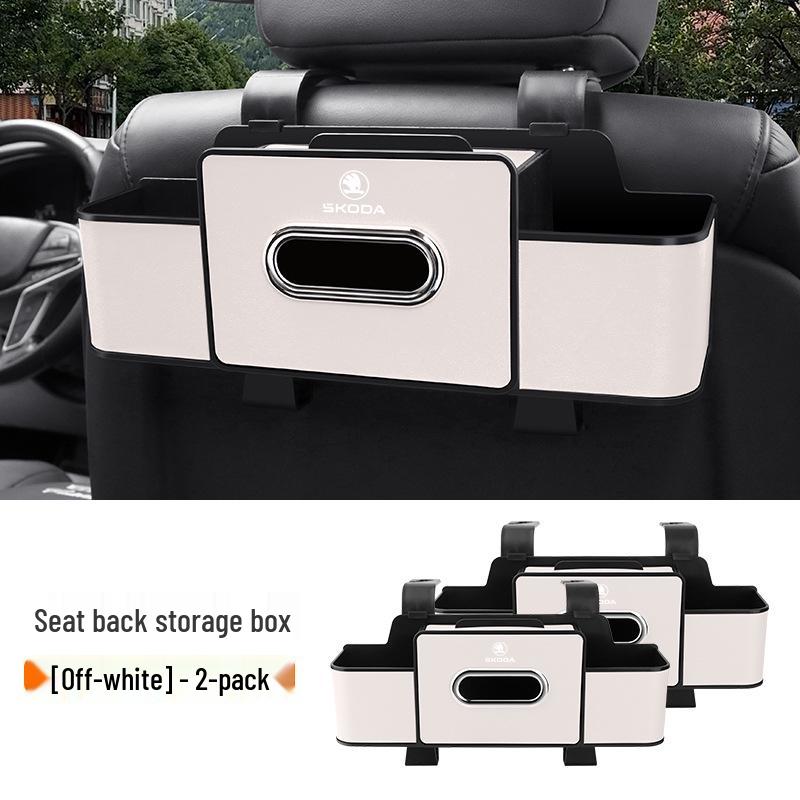 Skoda Rear Seat Storage & Cup Holder for Octavia, Superb, Rapid, Kamiq