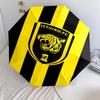 1 PC Automatic Folding Umbrella - Alittihad Club Pattern Portable Foldable Design With 8 Ribs Christmas Birthday Gifts