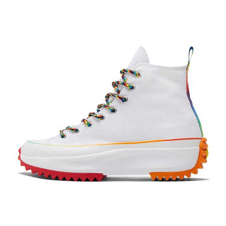 Converse Run Star Hike High Pride Unisex Sneakers White Multi Optical-White 170824C