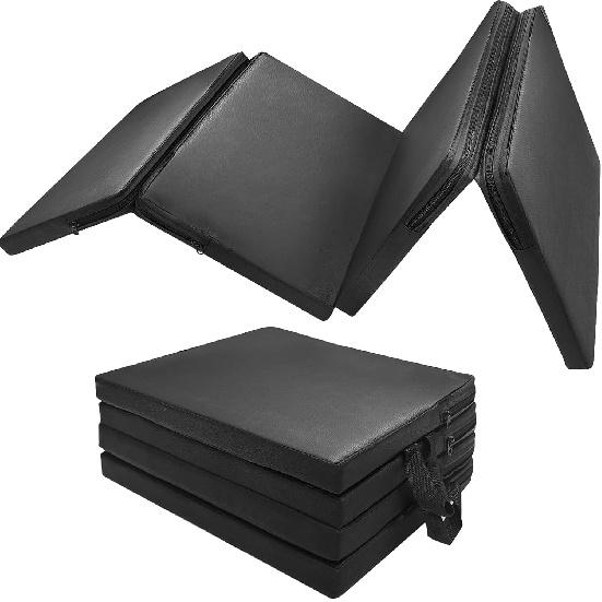 Складной механический коврик для работы в гараже, 48 x 16 x 1,2 дюйма толщиной, EPE, коврик для колен, водонепроницаемый, складной коврик из ПУ-кожи с ручкой для переноски, портативный, для гаража,