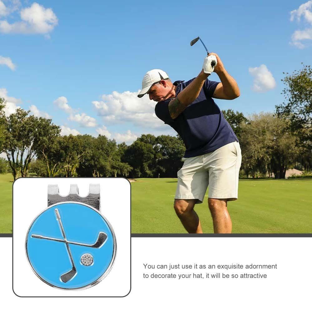 Removable Golf Ball Marker Magnetic Golf Cap Clips Portable Golf Hat Clip For Golfers