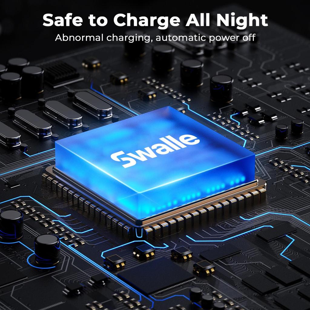 Натрий-ионный аккумулятор Swalle 12V 100Ah с Bluetooth, глубокого разряда, для солнечных систем