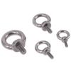 1Pc New M4 M5 M6 M8 304 Stainless Steel Marine Lifting Eye Screws Ring Loop Hole for Eyebolt Dropshipping