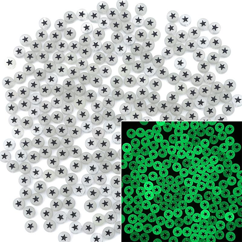 Бусины ручной работы 4*7мм Акриловые россыпные бусины Бусины с алфавитом Плоские бусины Ручная работа DIY Детское раннее образование Изготовление бижутерии Аксессуары Браслет