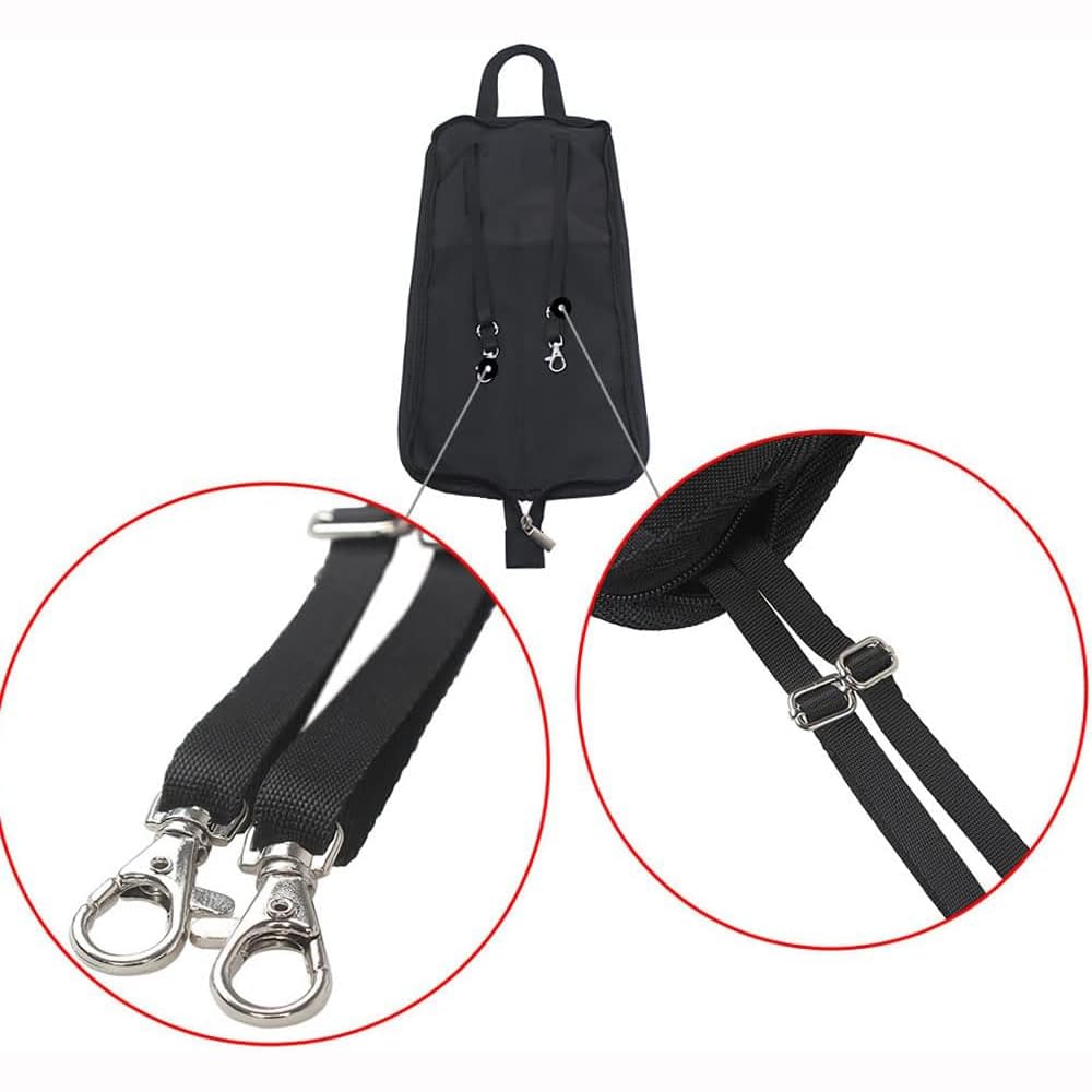 Сумка для барабанных палочек Alomejor, держатель для футляра для молотка, яркая ткань Оксфорд, легко носить с собой, расширяемая сумка для барабанного молотка, аксессуары для барабана, практичная, износостойкая