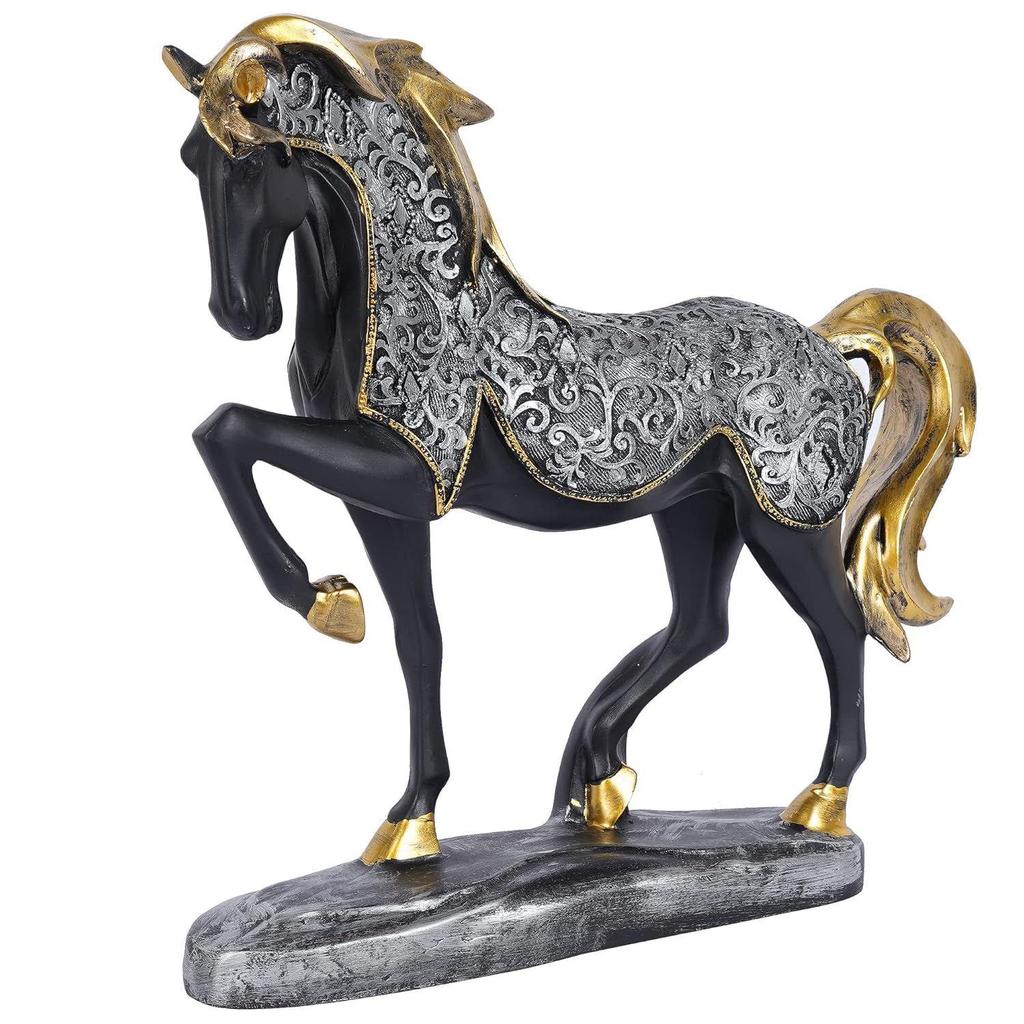 Horse Showpiece for Home Decor Showpiece, Running Horse Statue for Feng Shui Vastu Figurines for Good Luck Gifts New