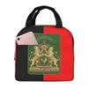 Haitian Independence Flag Insulated Lunch Bag for Women Children Leakproof Food Boxes Thermal Lunch Box Tote