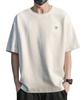 Short Sleeve Large Size [JHIJSC] Men's T-Shirt, Summer, Loose, Stylish, Cotton, Plain, Casual, Simple, (M, White)