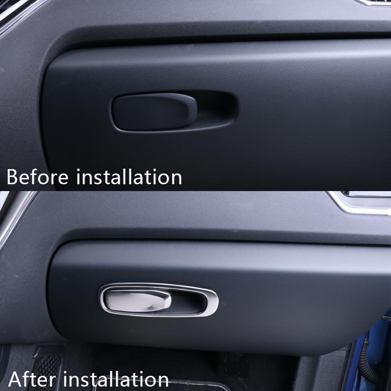 Подходит для Volvo XC60 2018, ящик для хранения второго пилота, перчаточный ящик, переключатель, декоративная рамка автомобиля