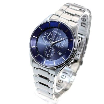 CITIZEN COLLECTION Тонкий Хронограф Часы Eco-Drive AT2360-59L Мужские
