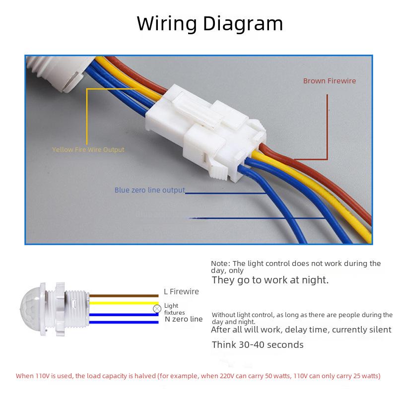 Интеллектуальный инфракрасный датчик движения контроллер света с задержкой