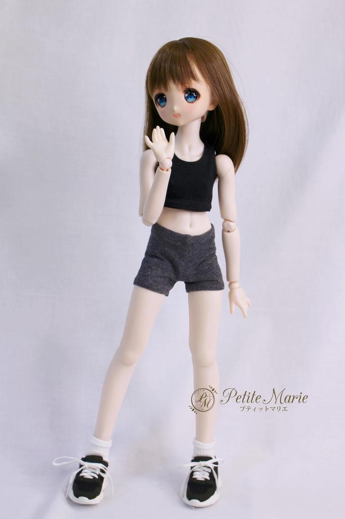 Маленький размер Мари BJD Темный Подходит 40 см Фитнес Повседневный Повседневный Подходит Куклы BJD 1/3 Леггинсы, Серый, Куклы, Длина 1/4, Брюки, Брюки, Носить, [№0154]