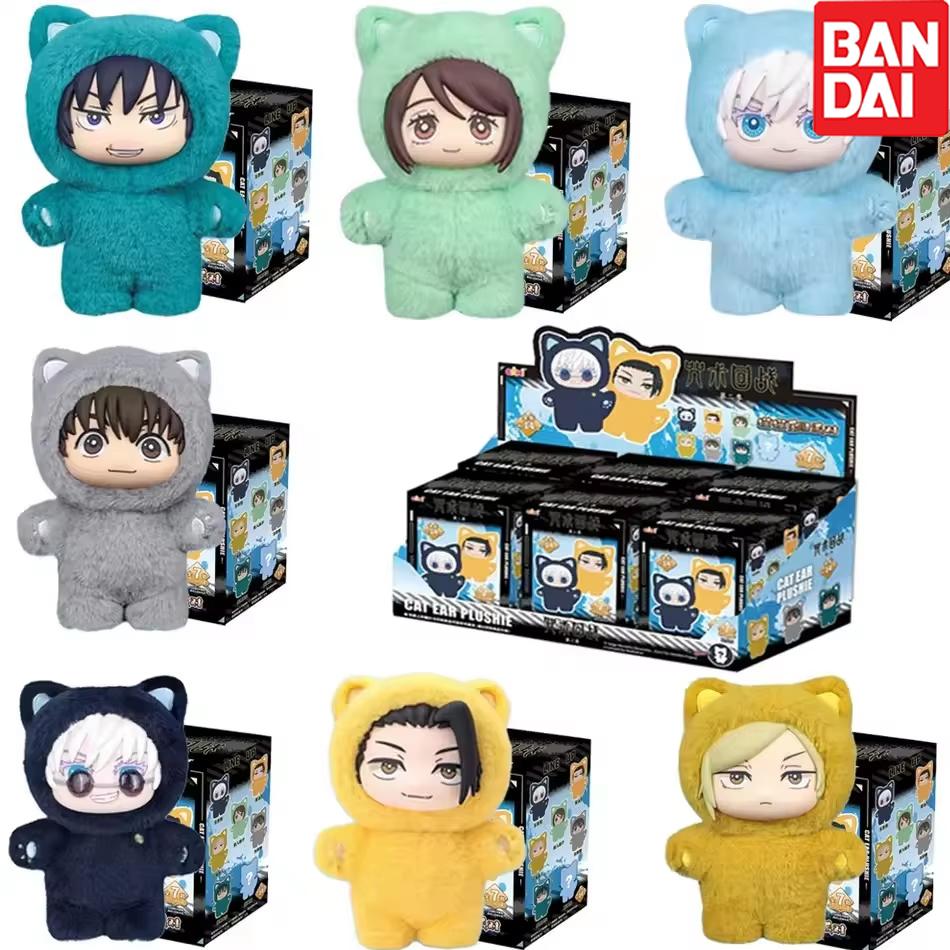 Bandai Новая Сезонная Вечеринка Кошачий Парк из Jujutsu Kaisen Годзё Сатору Кукла-Сюрприз Брелок Модель Серия Игрушки EAKI 2 Случайные Модные Таинственные Сюрпризы
