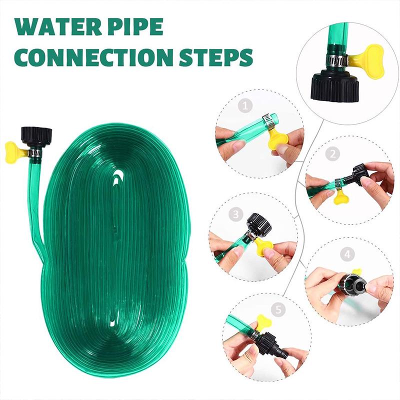 Шланг для замачивания, садовый газон, разбрызгиватель, капельное орошение, распыление воды, полив растений, плоский капельный полив