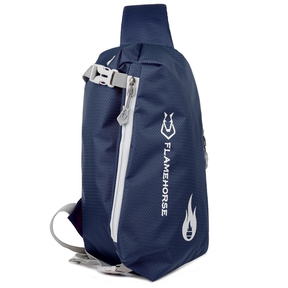 Сумка-слинг через плечо Ультралегкая Водонепроницаемая Нейлоновая Нагрудная Сумка Через Плечо С Отверстием Для Наушников Идеальный Спутник Для Путешествий Для Мужчин И Женщин