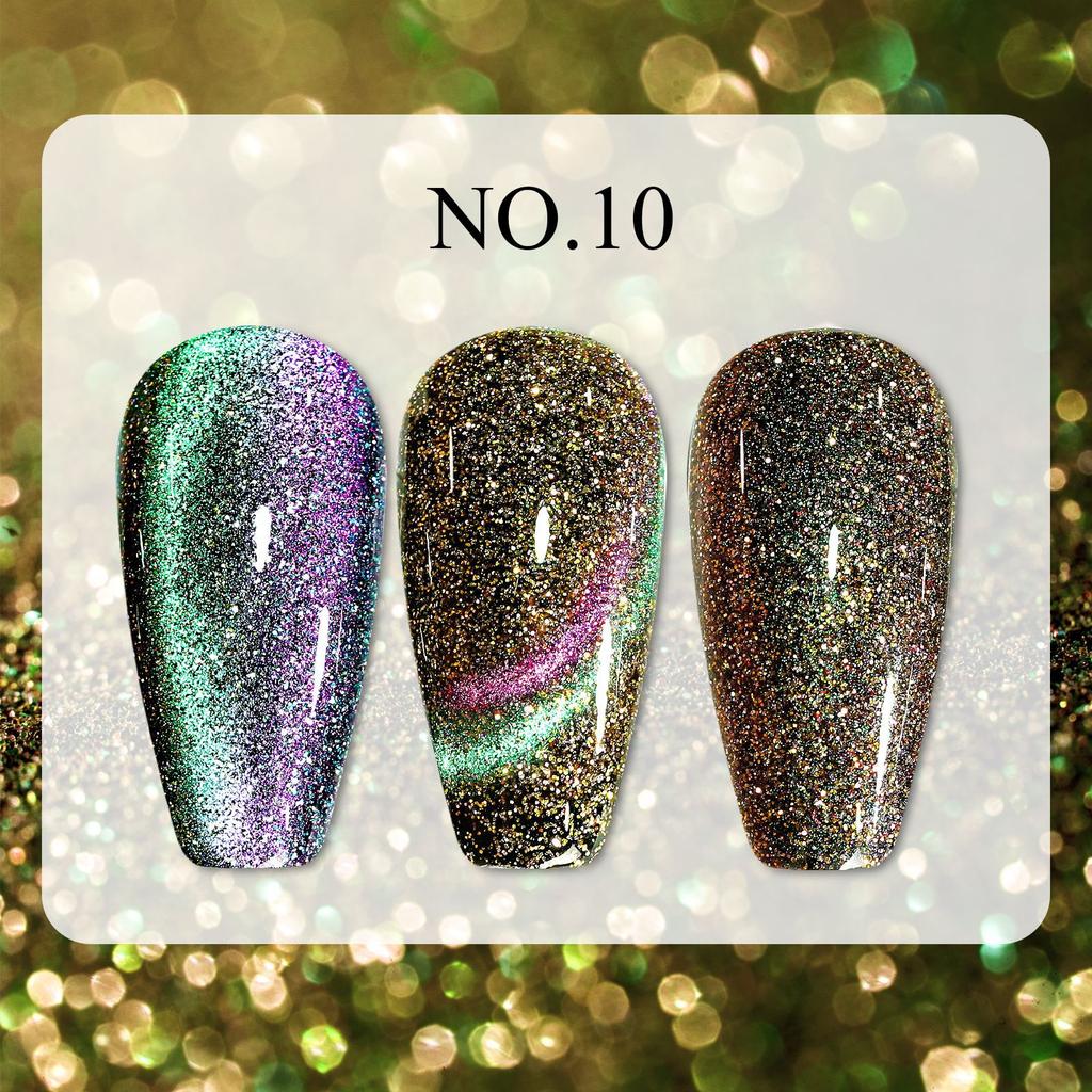 Nail Art Dream Quicksand Cat's Eye Nail Polish Gel Flashing Crystal Cat's Eye Gel Nail Art