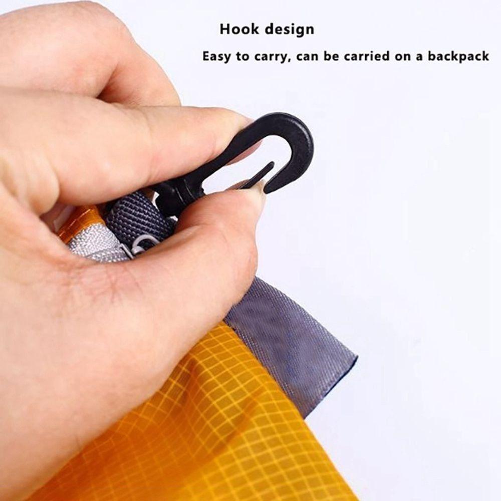 Pure Color Swimming Bag Pouch with Hook Zipper Camping Hiking Storage Bag New Pocket Pouch
