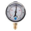 TSPGGZ6041bar 14 BSP Y60 радиальный масляный вакуумный манометр для химической промышленности