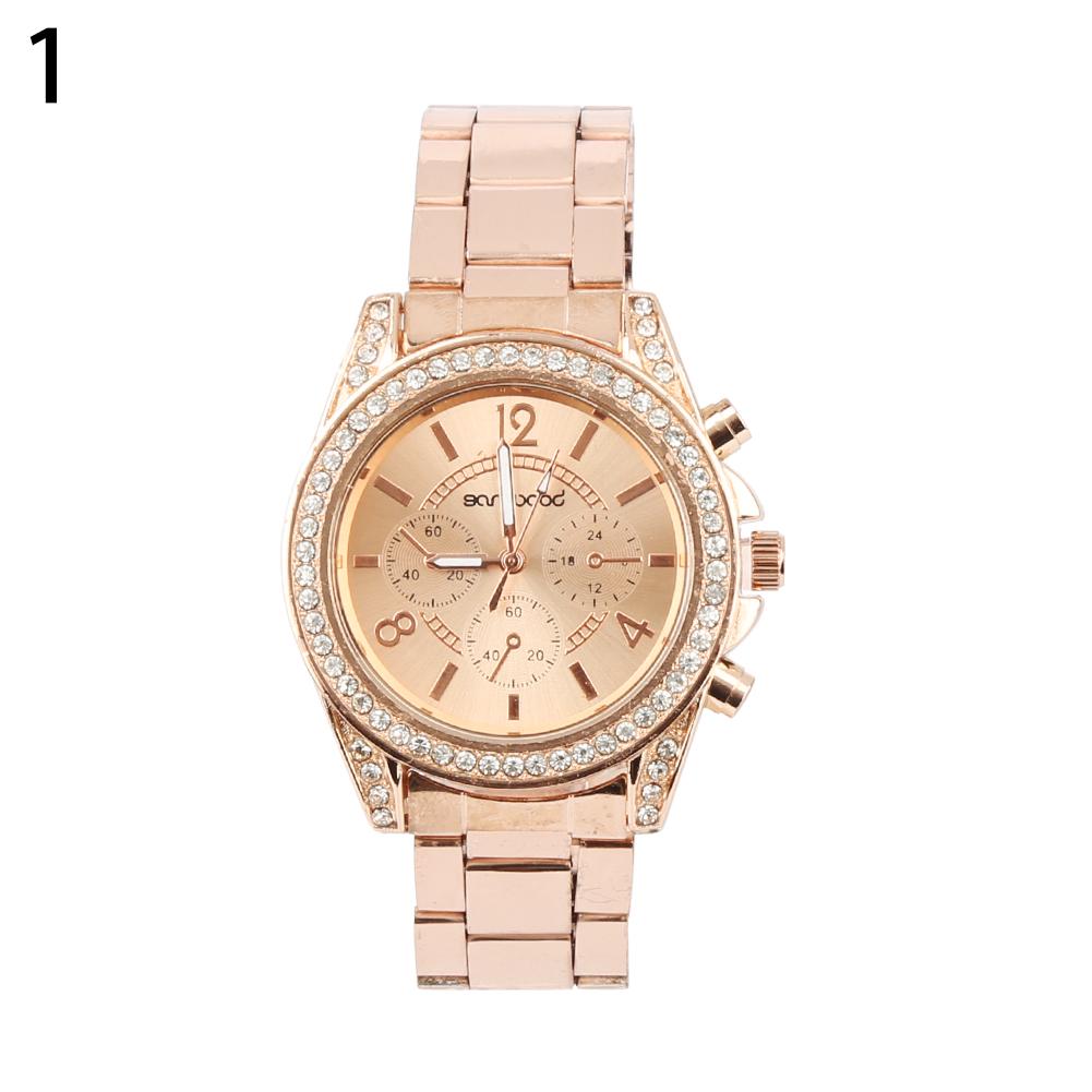 Boom Boom модные наручные часы из нержавеющей стали кварцевые блестящие стразы аналоговые женские