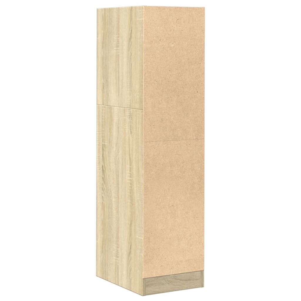 Pharmacy Cabinet in Sonoma Oak 30 x 41 x 118 cm Particleboard