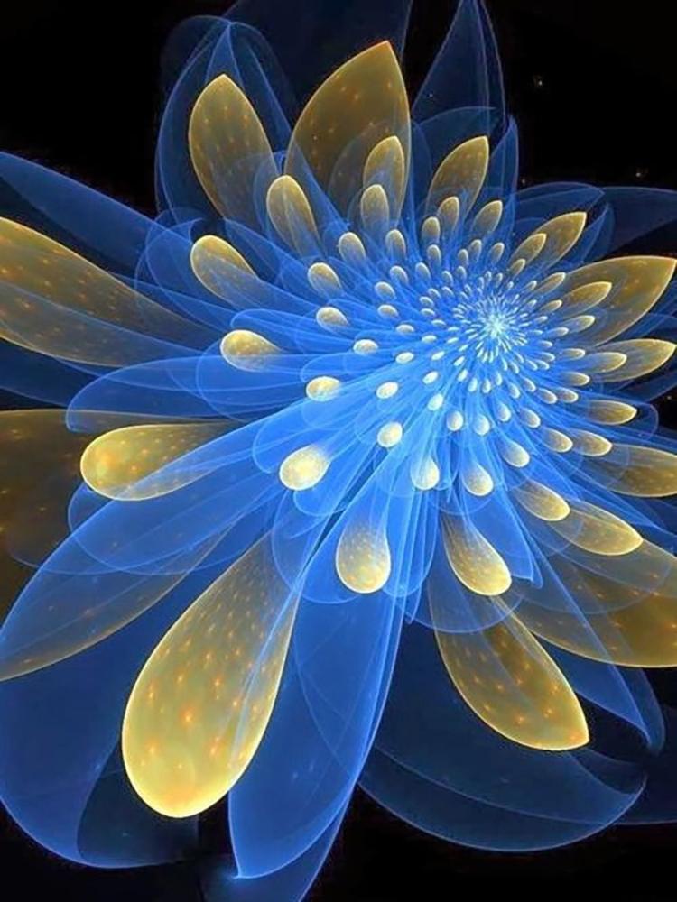 5D DIY алмазная живопись цветы Фэнтези лепестки фотографии Алмазная мозаика полная дрель стразы вышивка DIY домашний декор мозаика